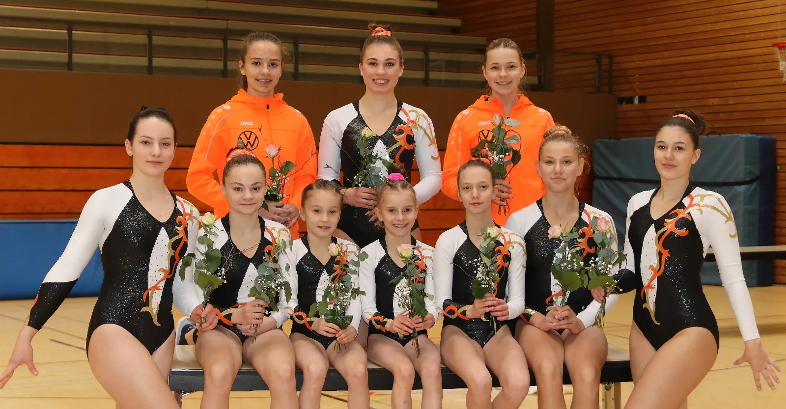 Landesliga-Mannschaft des TV Bodersweier
hinten von links.: Johanna Erhardt