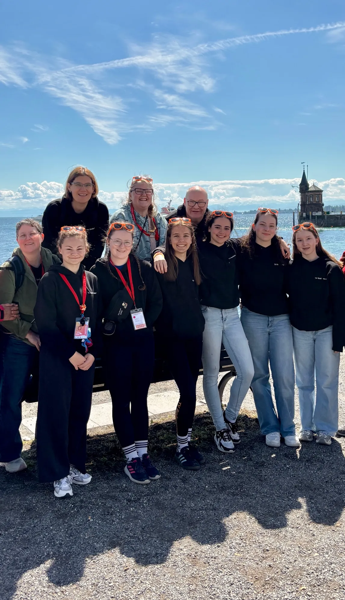 Hinten von links: Marion Stalinski, Laura-Marie Harter, Jürgen Schweiger Vorne von links: Yvonne Hurst-Harter, Heike Schweiger, Linda-Marleen Harter, Johanna Erhardt, Lena Stalinski, Sophia Herbel, Johanna Herbel